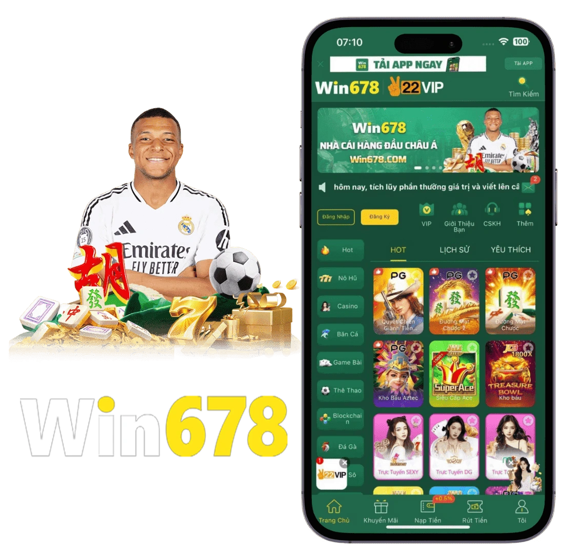 Dịch vụ ứng dụng Win678 trên điện thoại